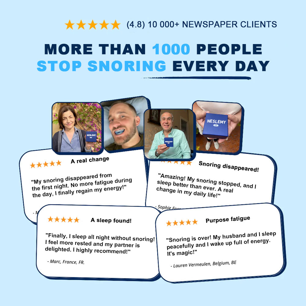 Last 3 hours - 70% OFF, UKCA certified-NESLEMY™  Professional intelligent anti-snoring device